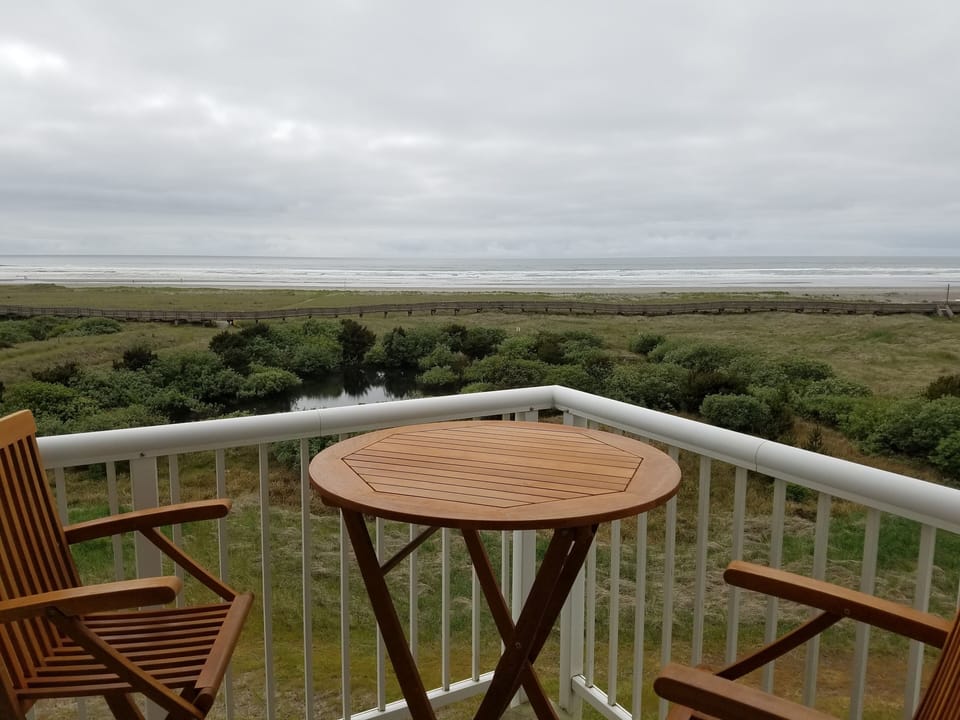 Bistro table to enjoying the view