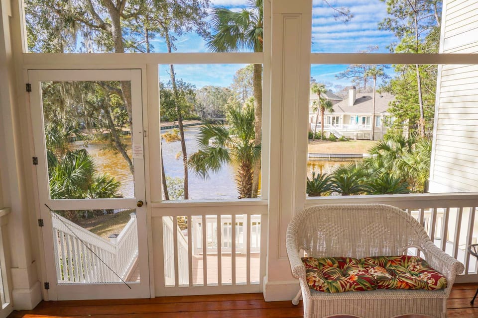 Incredible views from the screened in porch