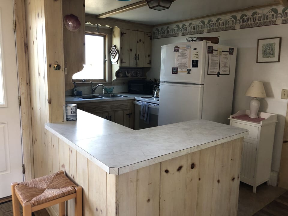 kitchen with all the amenities- full electric stove