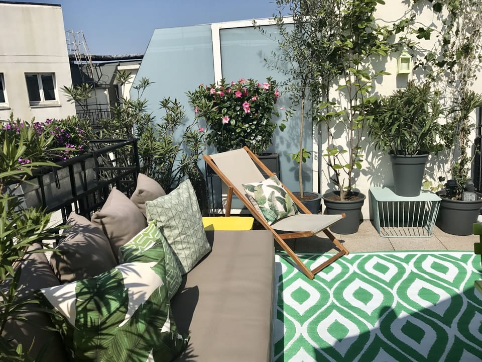 Unique terrace, located on the 8th floor.