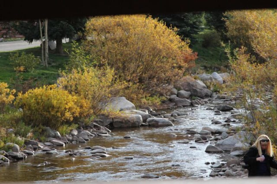 In the summer, the sounds of the creek will put your right to sleep.