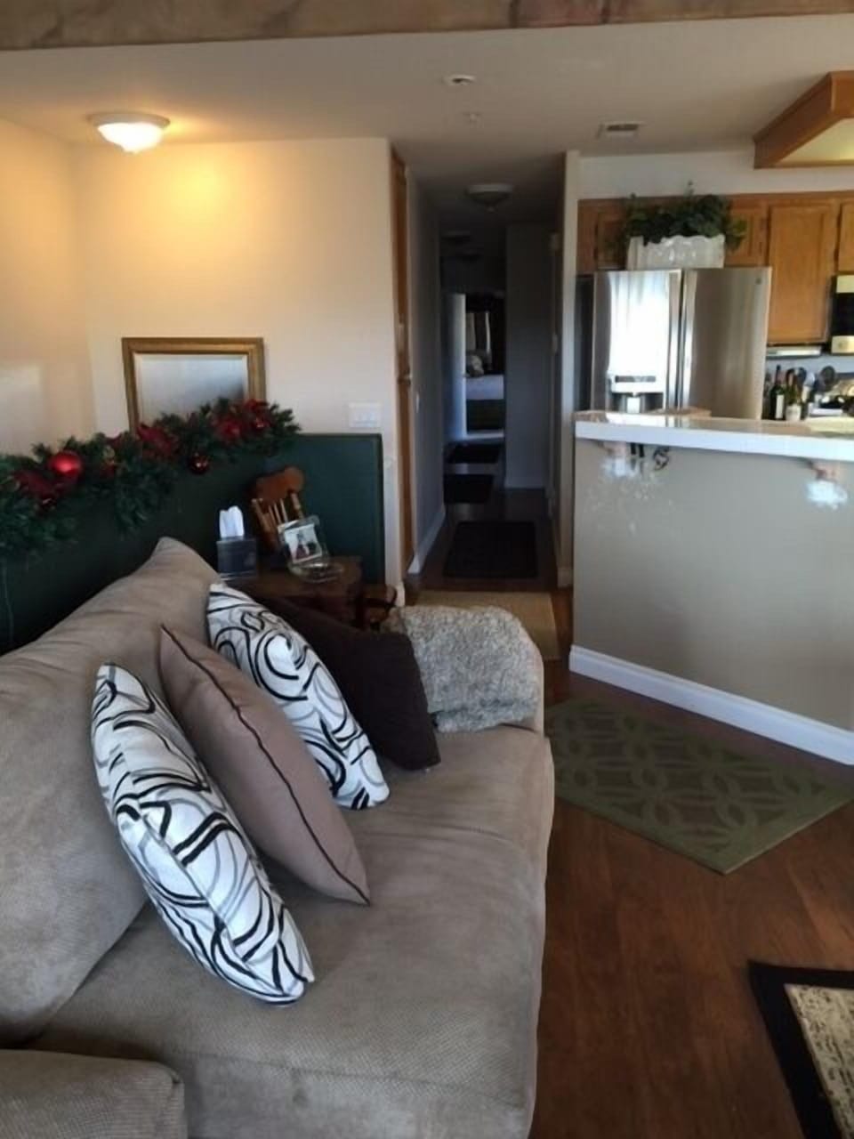 Living with view of hall