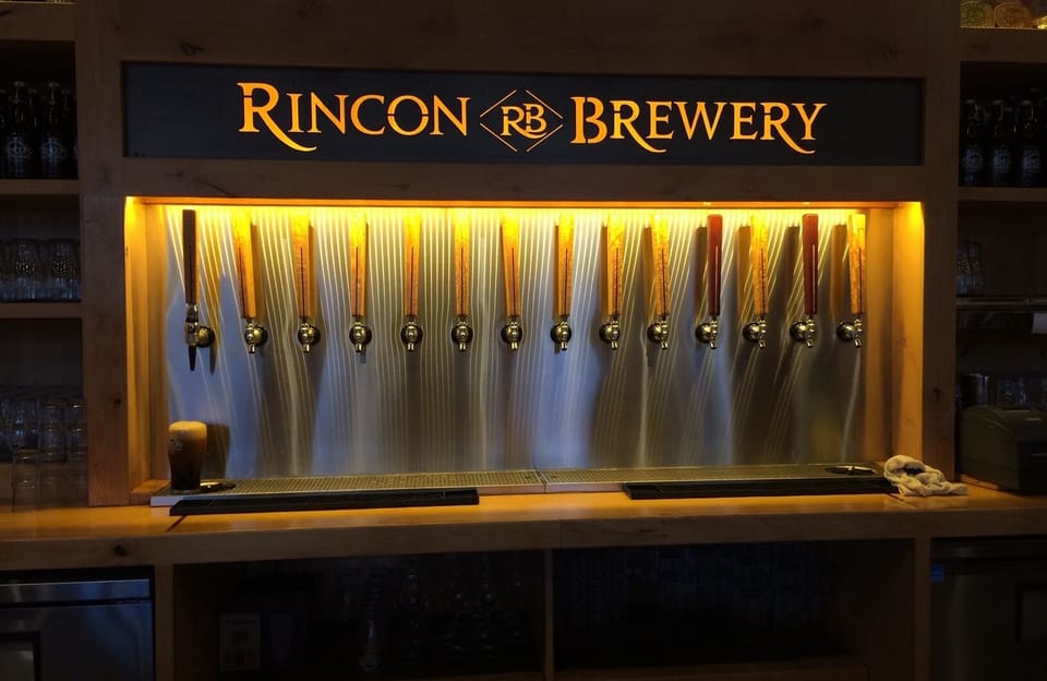 Rincon Brewery on Carpinteria Ave, just off Linden Ave.