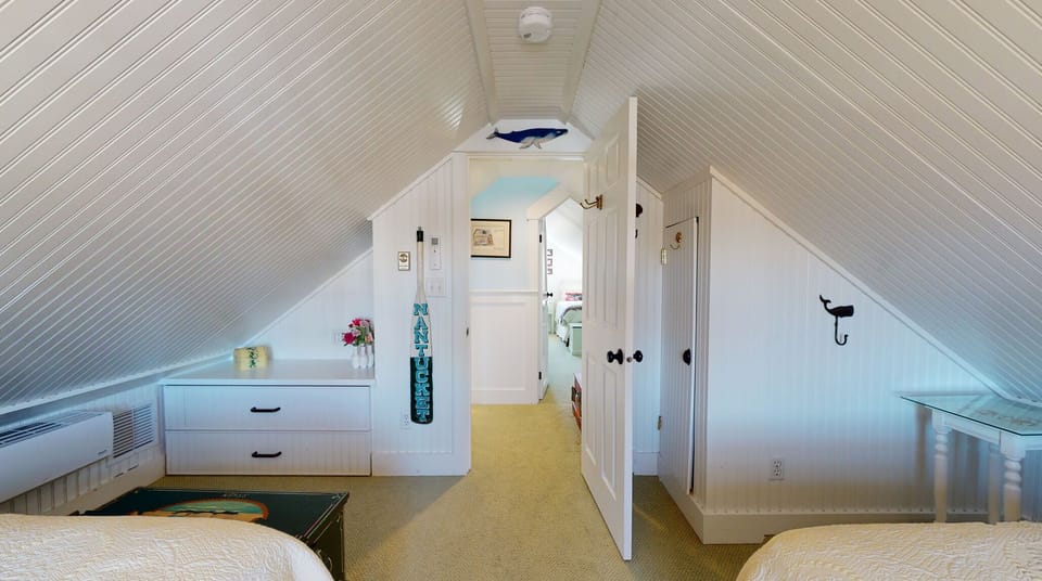 Bedroom 5- Second Floor Loft -  Climb Ships Ladder Steps - 2 Twin Beds