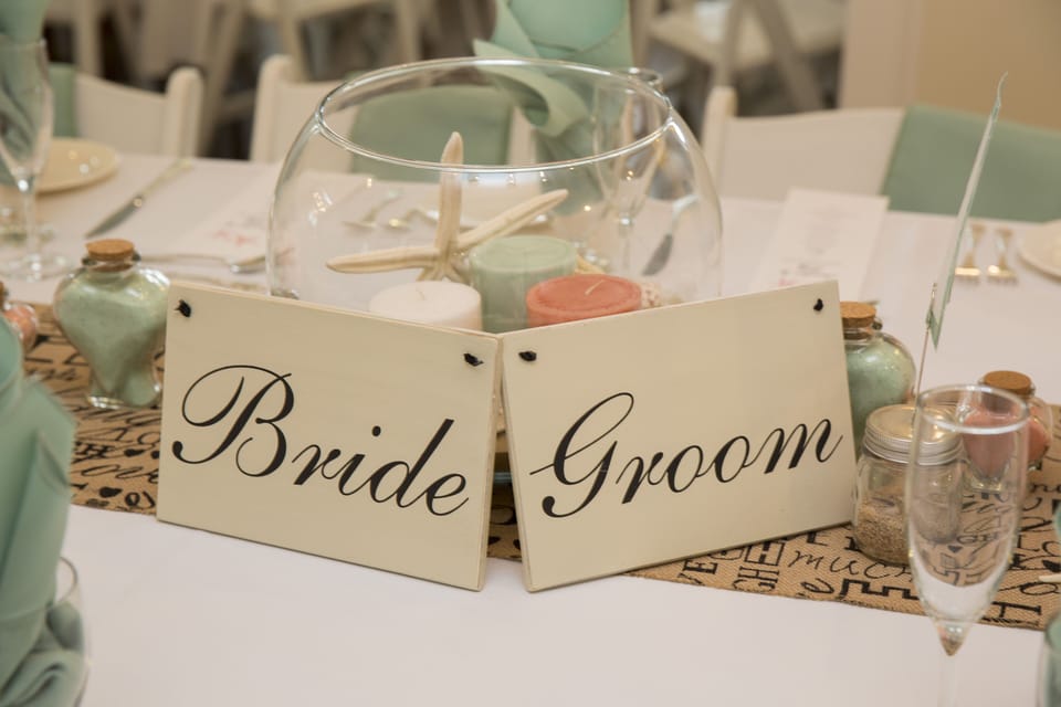 Simple Beachy Centerpiece 