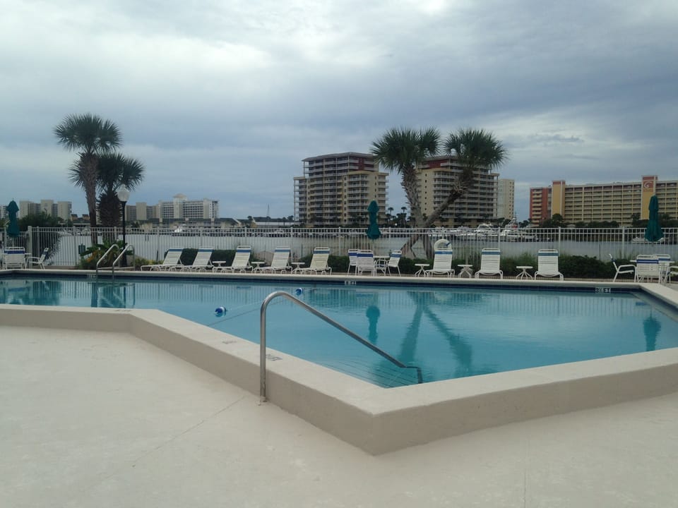 Beautiful pool.  Swim year around.  Heated in the winter.