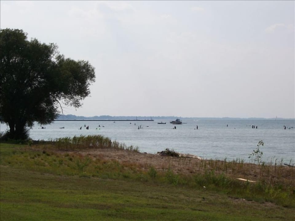 View of Lake Erie from the 2nd Floor Lanai