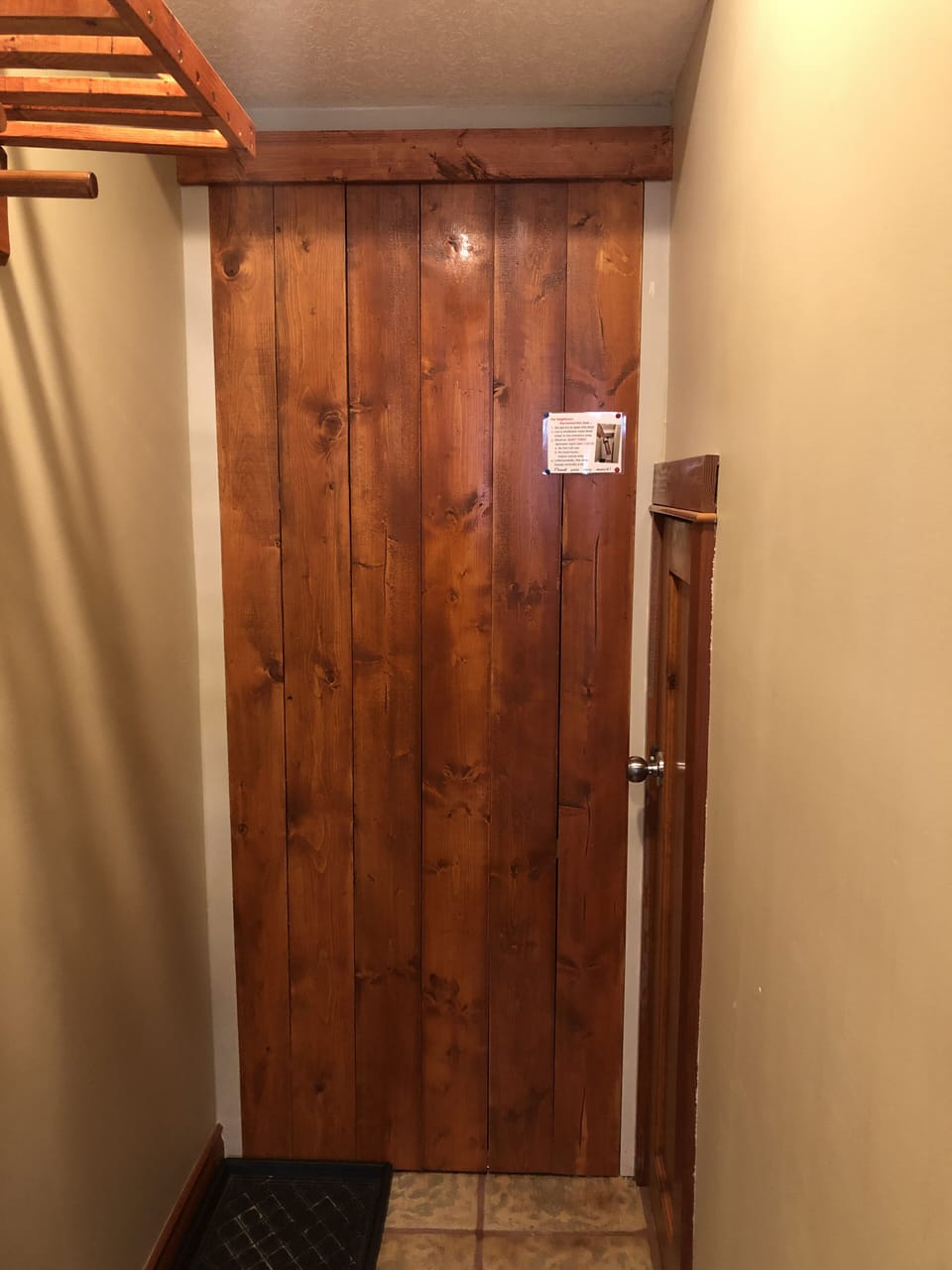 Thank you for being mindful of our neighbours behind the door.