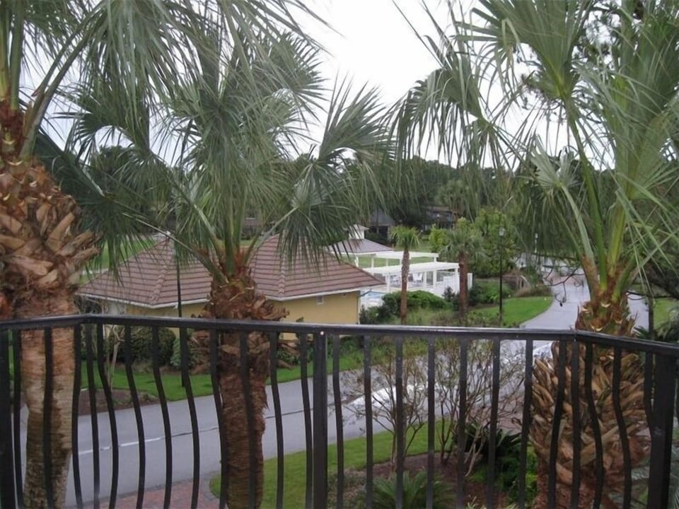 View of the pool house from Master Bedroom