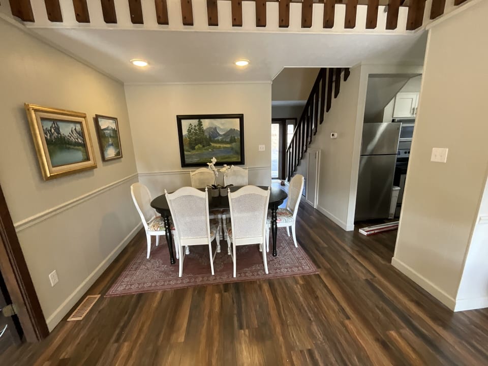 Dining Room under loft