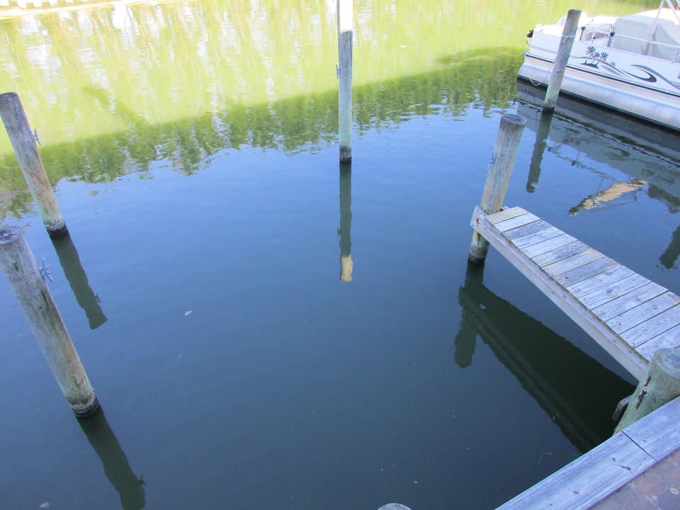 Unit #16 Private boat slip and finger pier with freshwater hose