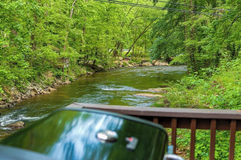 BBQ with great views of the Chattahoochee