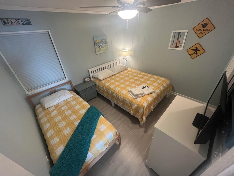 A cozy retreat for kids or extra guests, newly refreshed for sweeter memories!