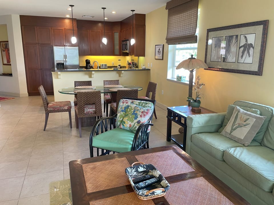 Living area view.