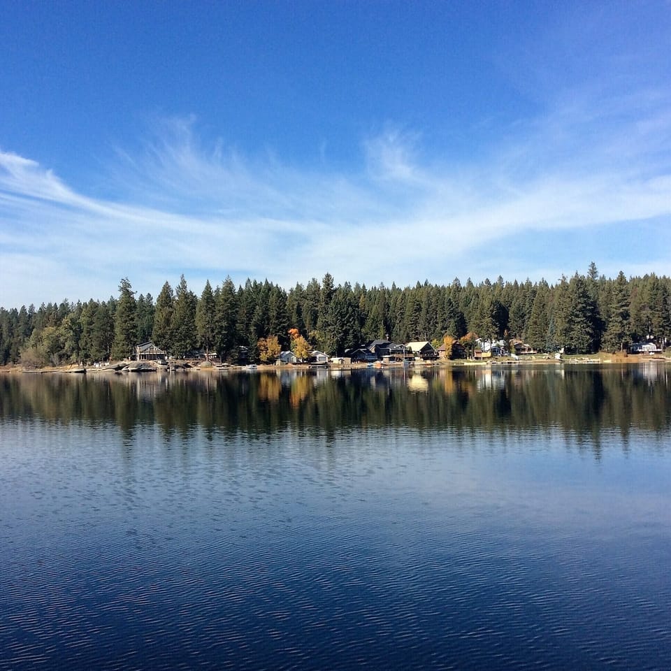 view from mouth of the bay looking toward the home
home the third from the right