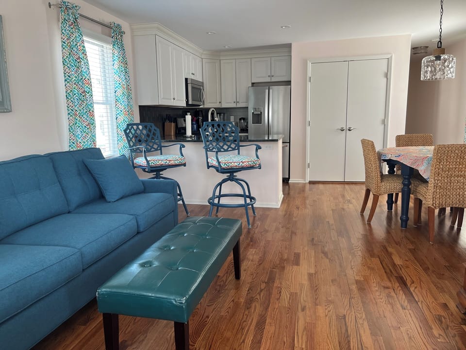 Open concept living space.
