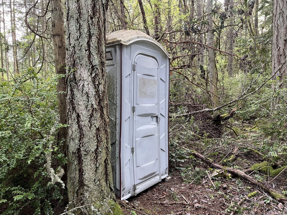 Bathroom...very rustic! 