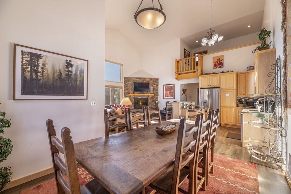 Living Room goes 2.5 stories high.