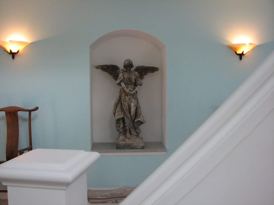 Our Angel watches over the Entrance Hall.