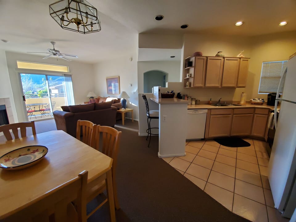 Open concept Kitchen/Dining/ Living Room