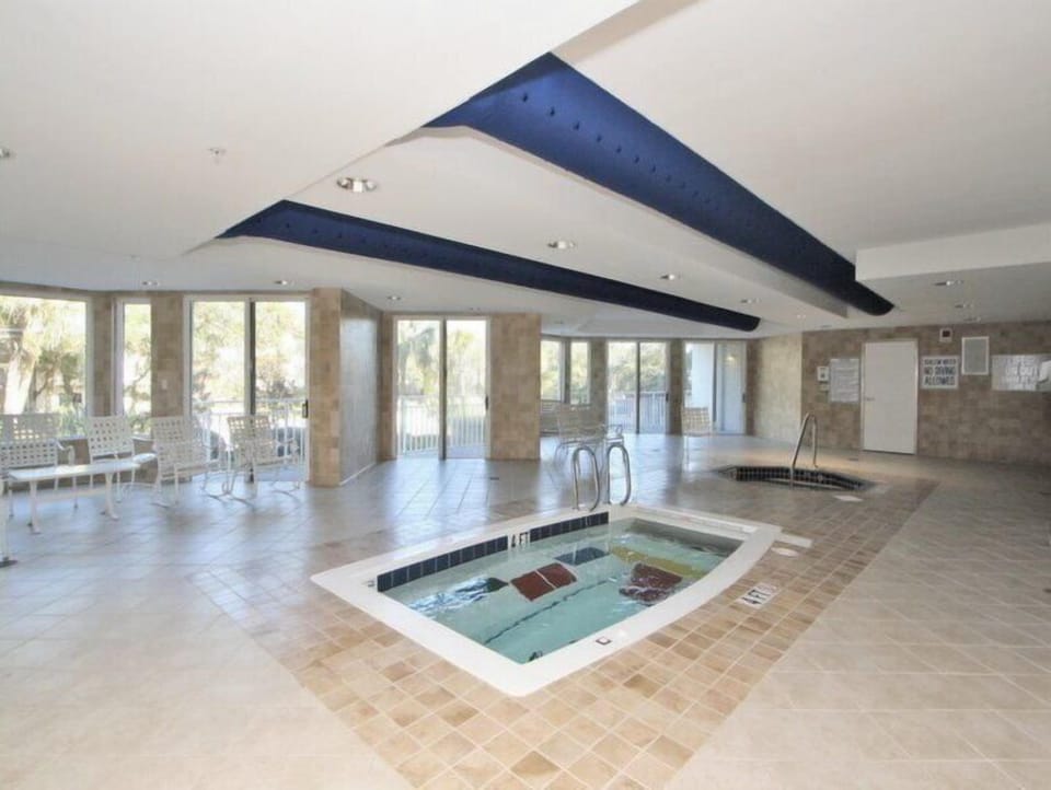Indoor hot tub and endless pool