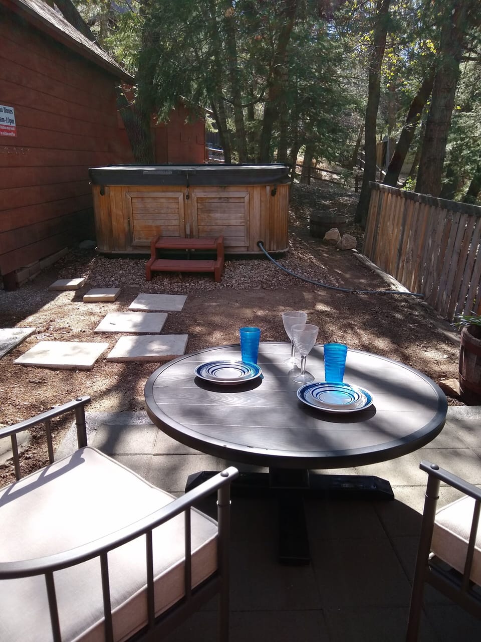Our Outside Sitting Area