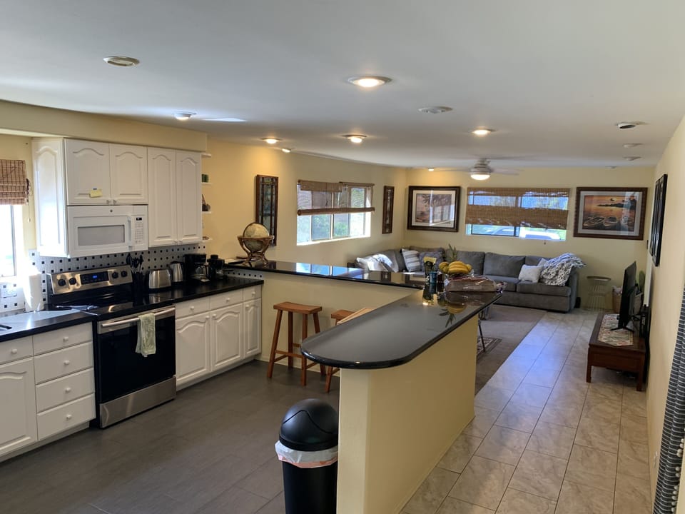 Large kitchen  &  pantry 