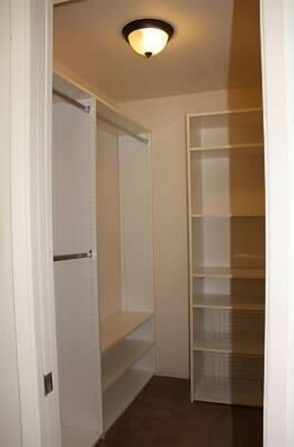 Large walk-in closet in bedroom #2
