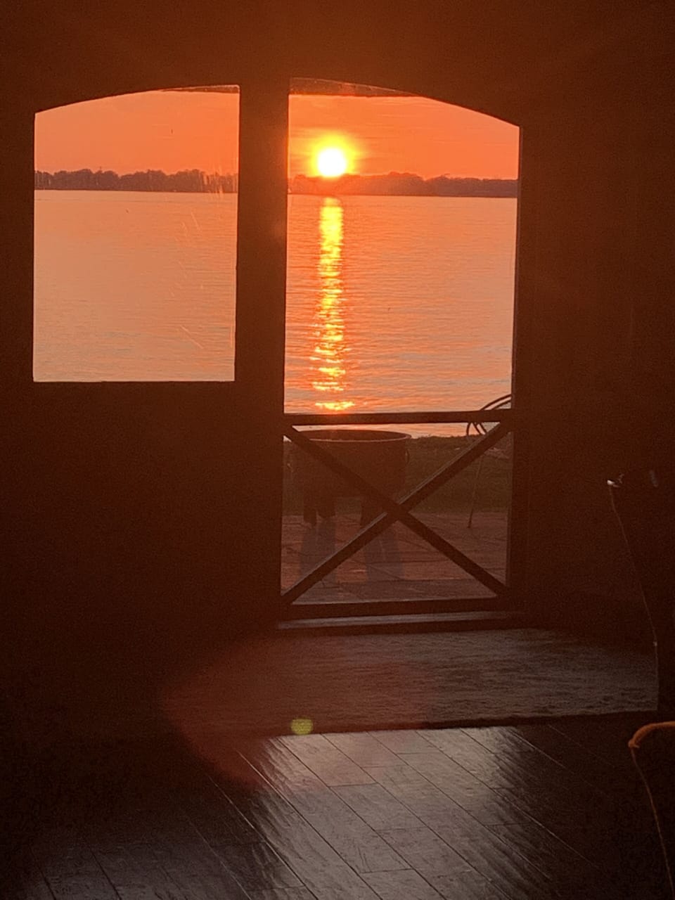 Sunset from living room