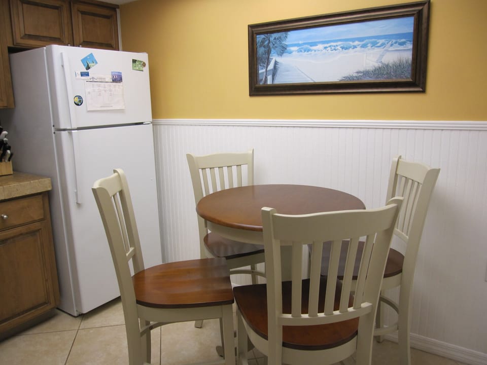 Another view of new kitchen dining set.