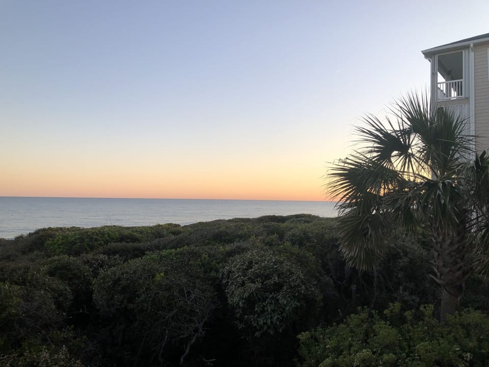 Relax and enjoy the view from the private oceanfront deck 
