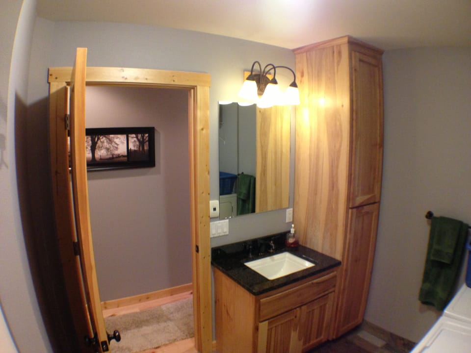 Downstairs bathroom vanity