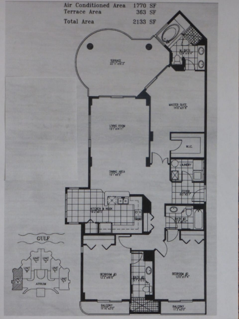 Condo offers spacious bedrooms and ample gathering space (Entry Center Right)