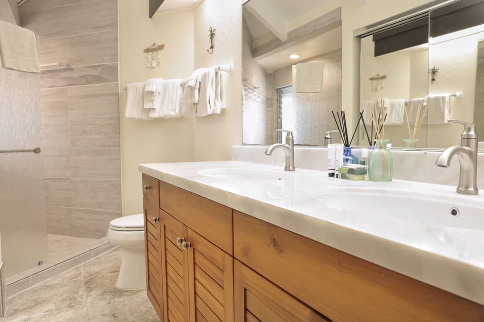 Double Sink in Master bathroom