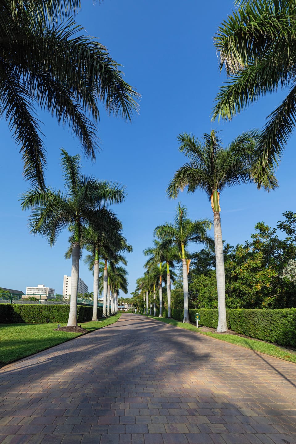 Entrance at our resort
