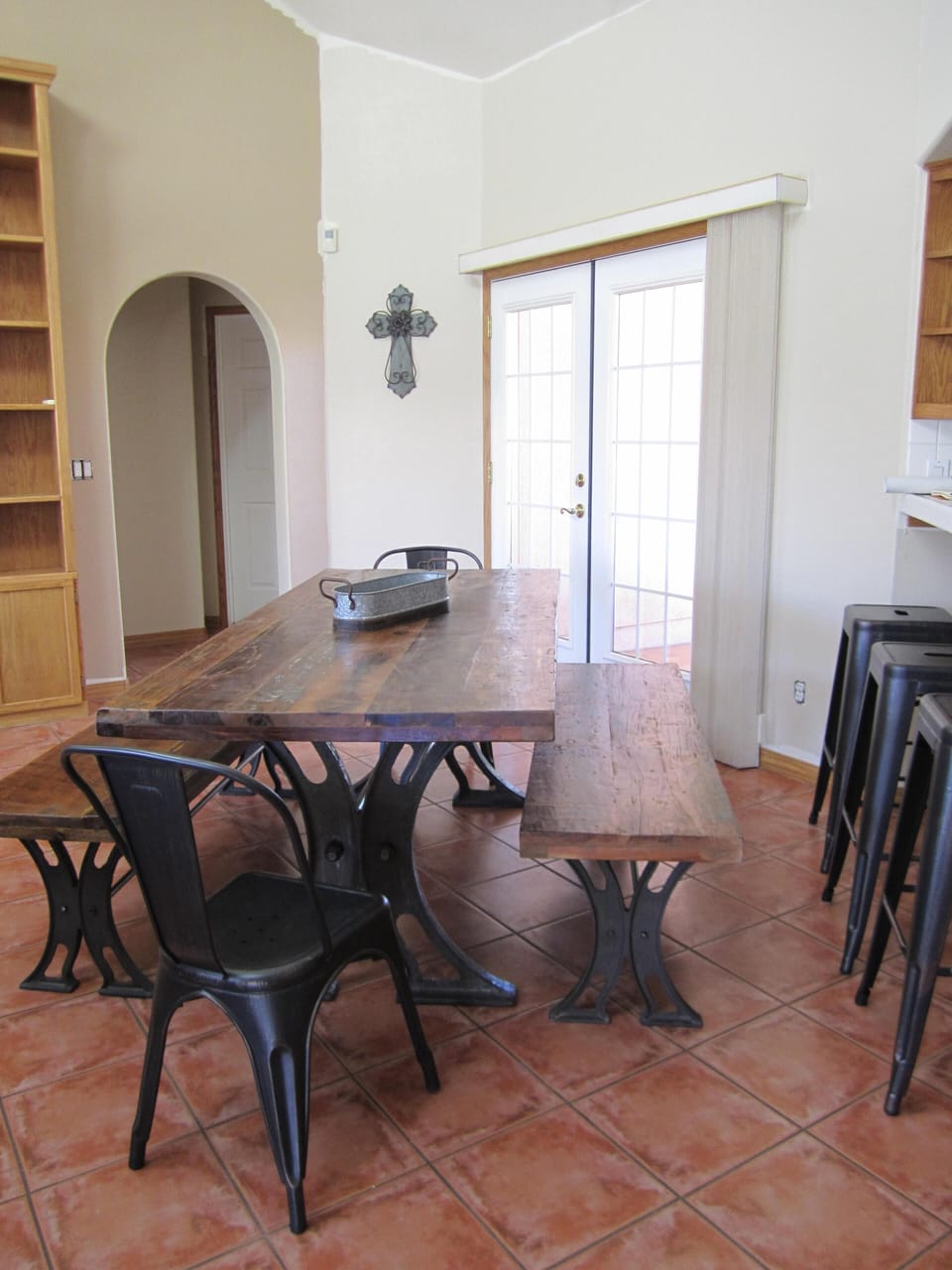 Large family dining area.