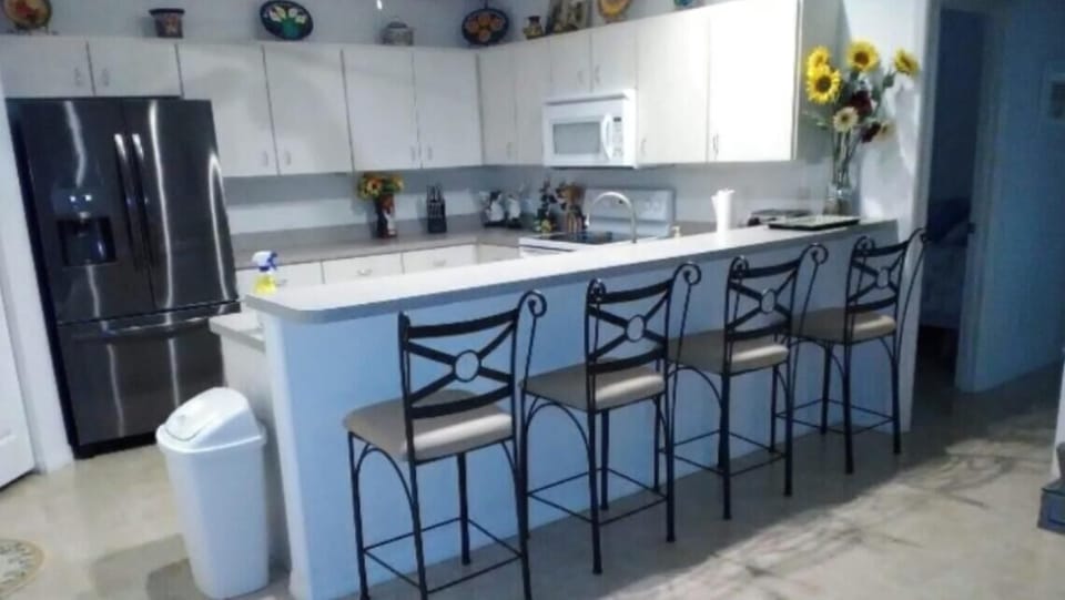 2 level food preparation counter for ultimate entertaining +new snack bar stools