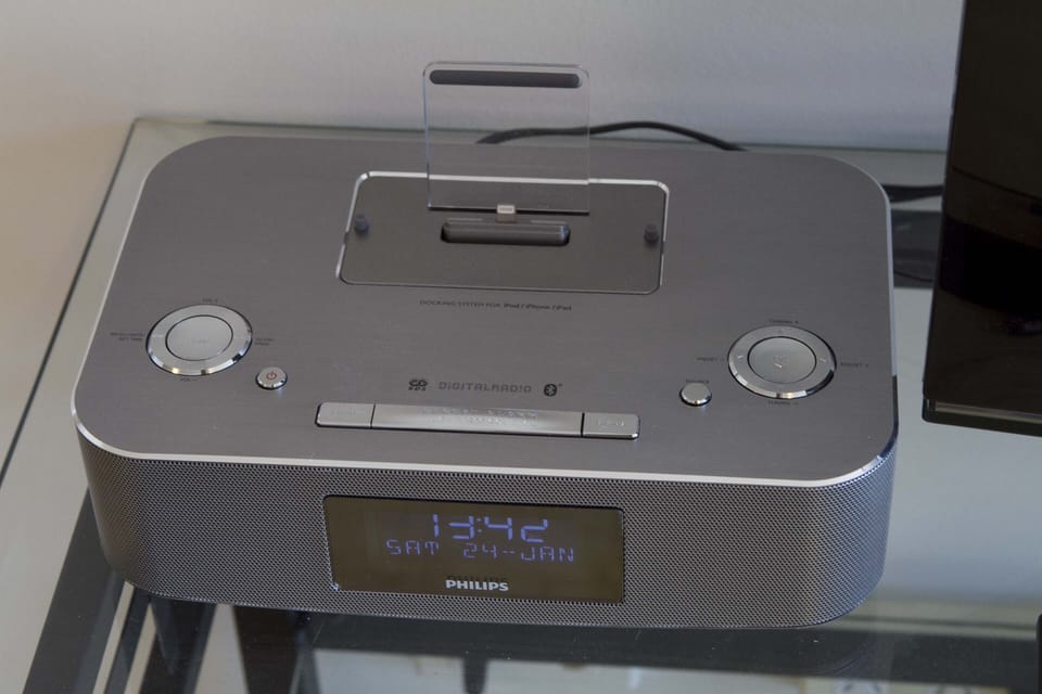 Digital radio and IPod dock