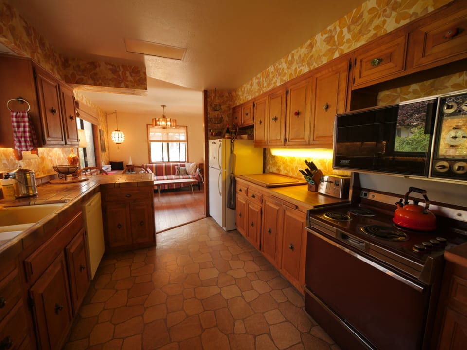 Great kitchen fully stocked with everything you will need to prepare meals!