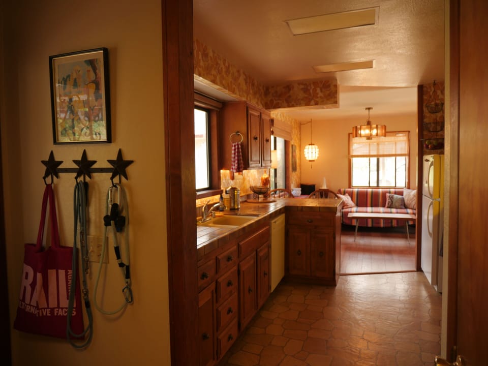 Kitchen and back entrance