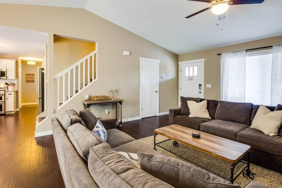 Welcoming and cozy living space with room for all.