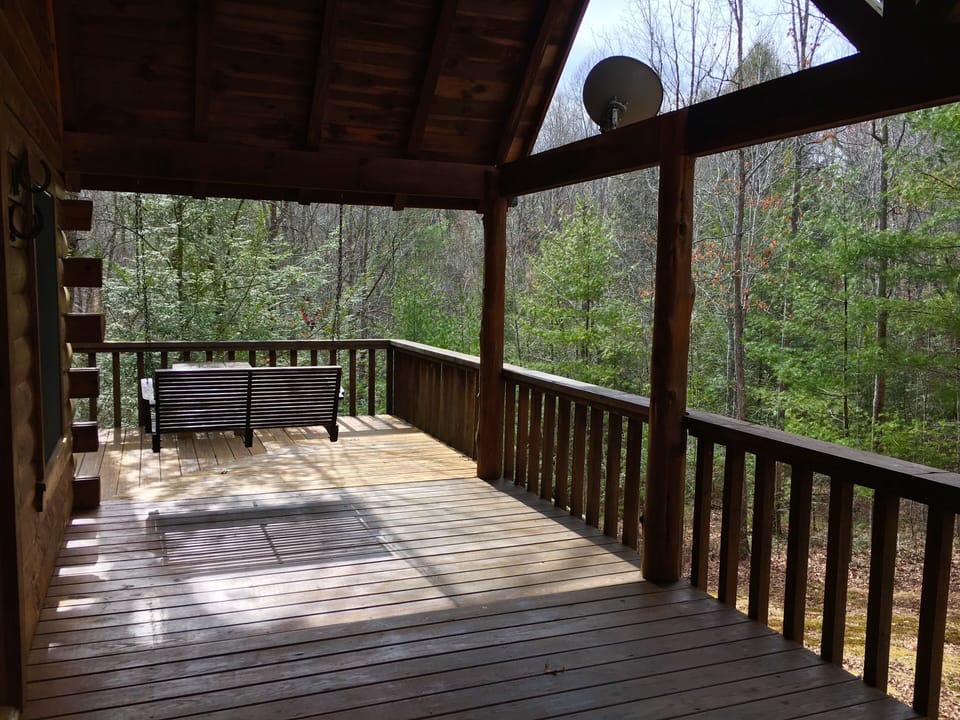 Porch swing.