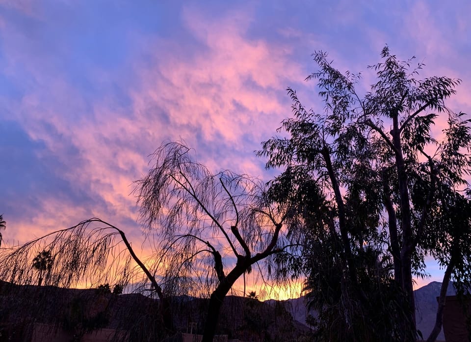 BALCONY sunset view