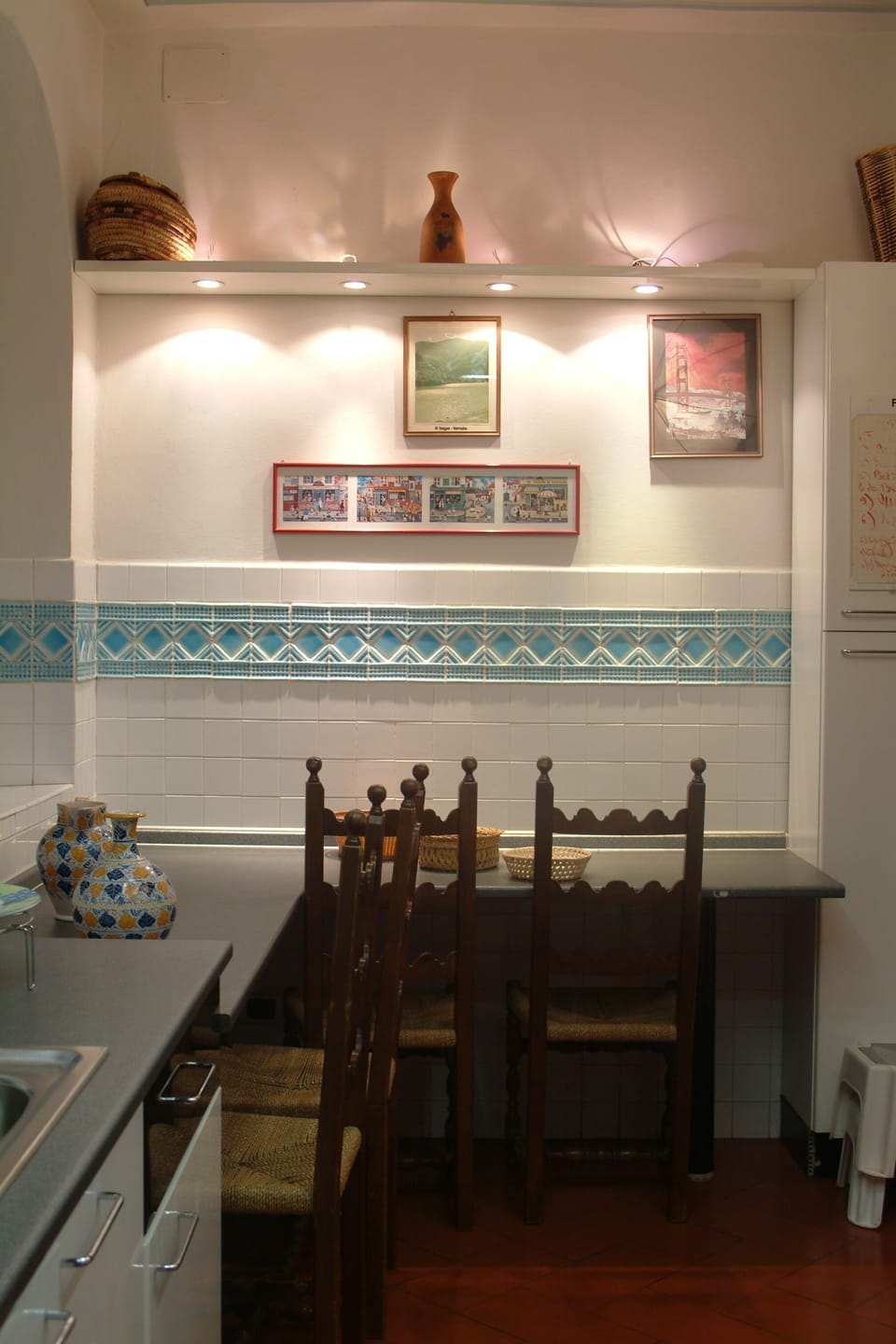 view of one of the two kitchen on the first floor
