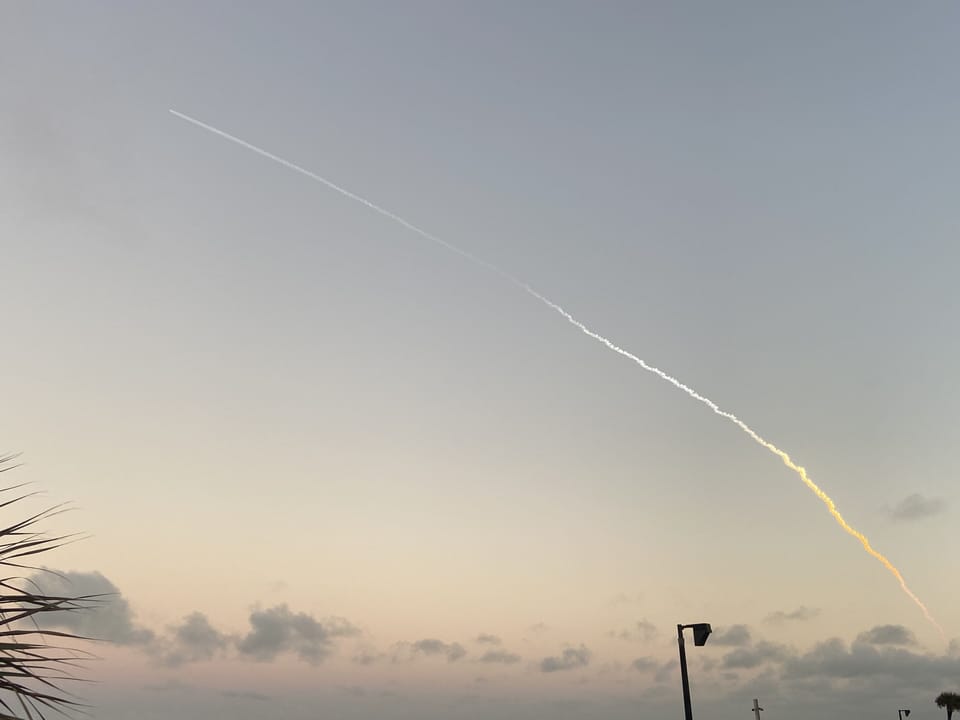 Backyard view of nearly all SpaceX and NASA launches from Cape Canaveral