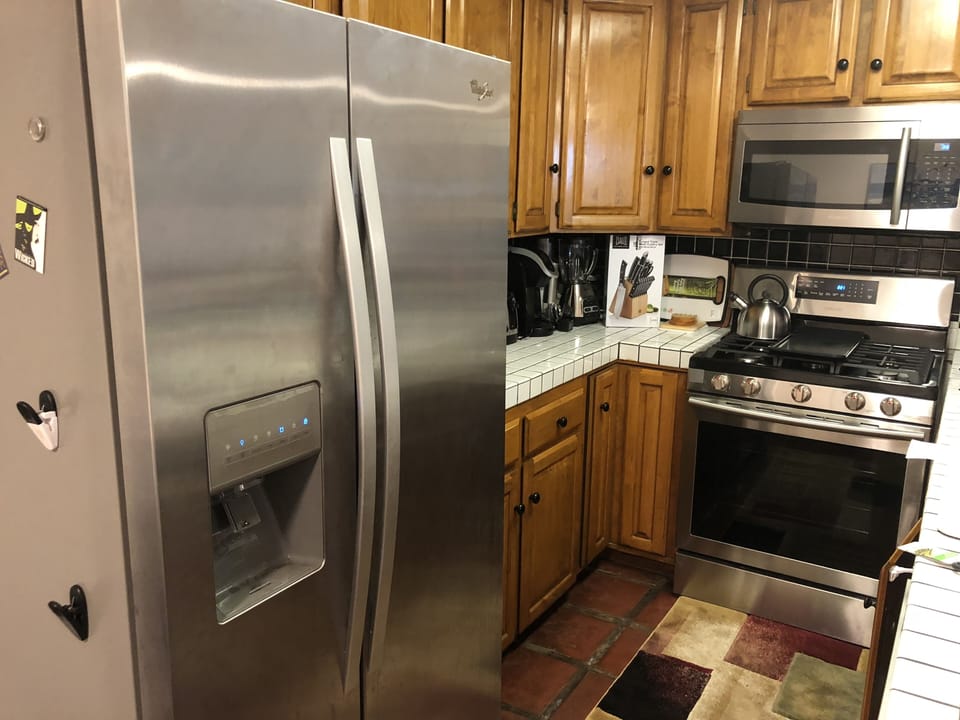 New oven and microwave
