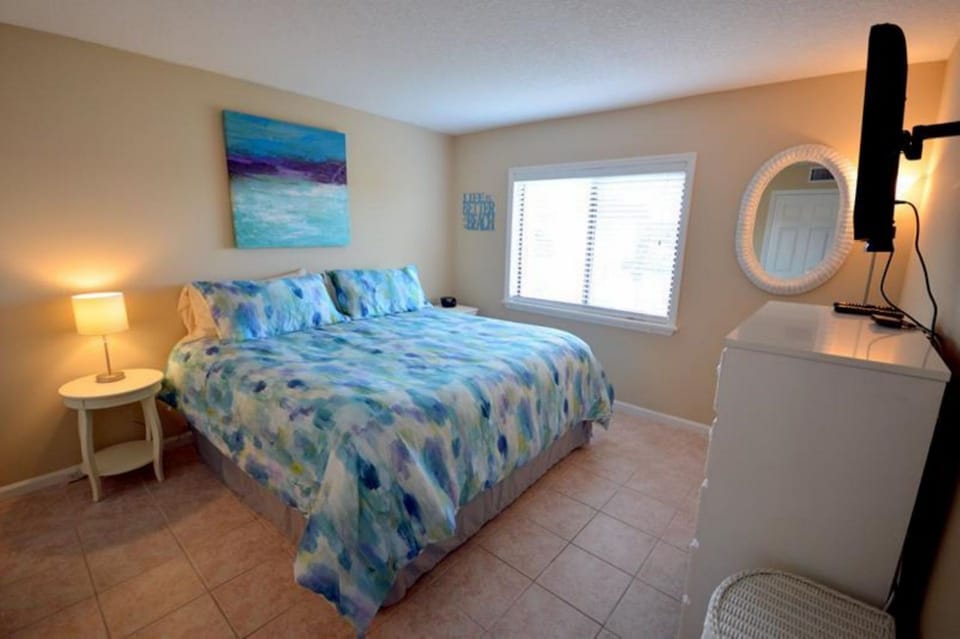 Master Bedroom with new king size bed