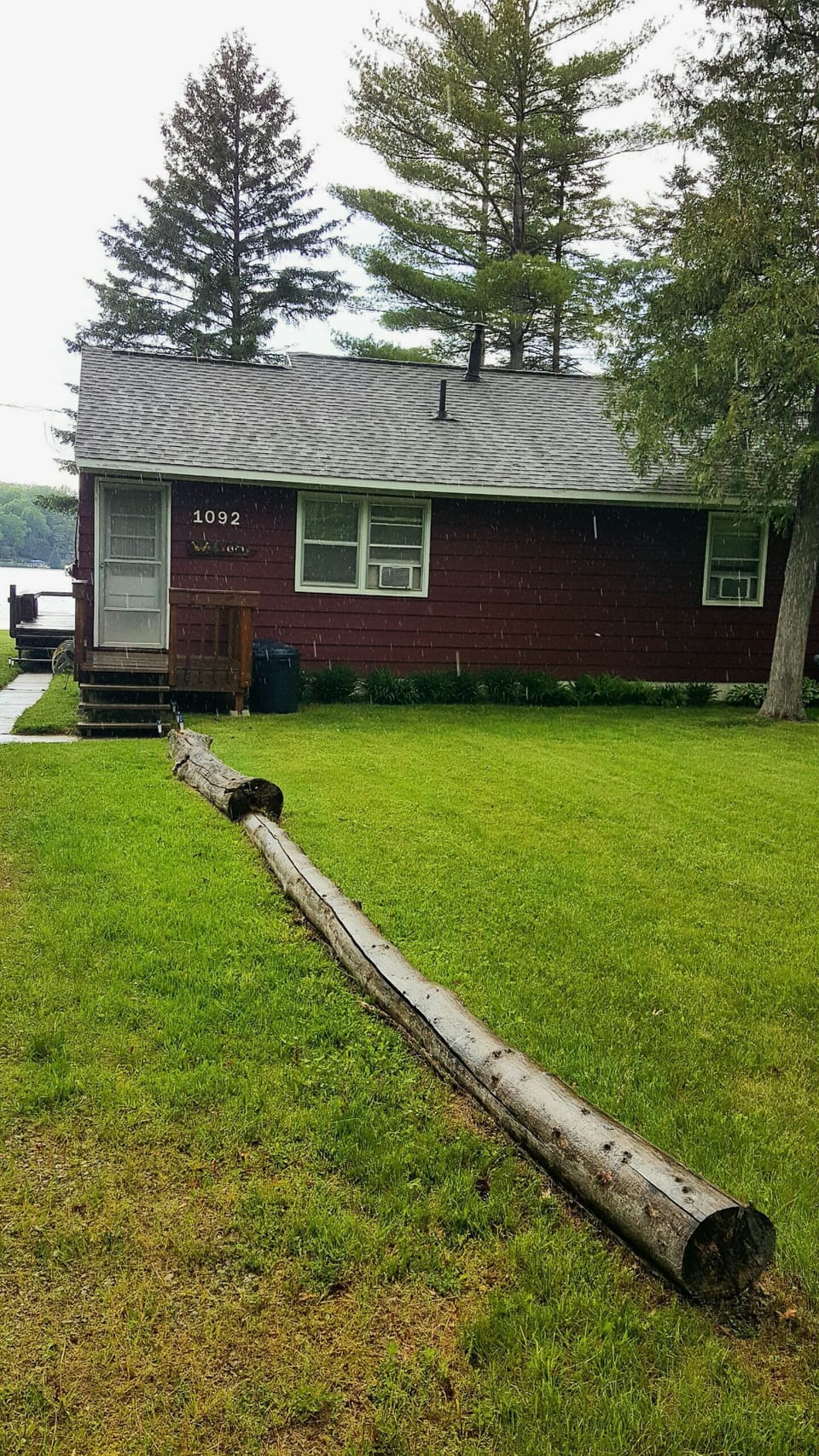 Front of cabin