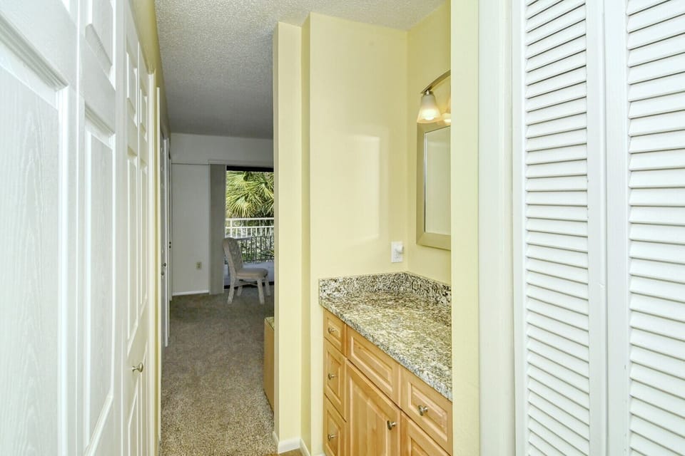 Plenty of closet space in master bedroom