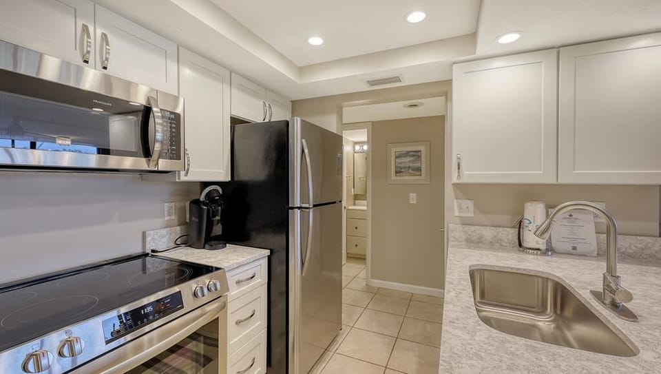 Modern amenities in the new kitchen